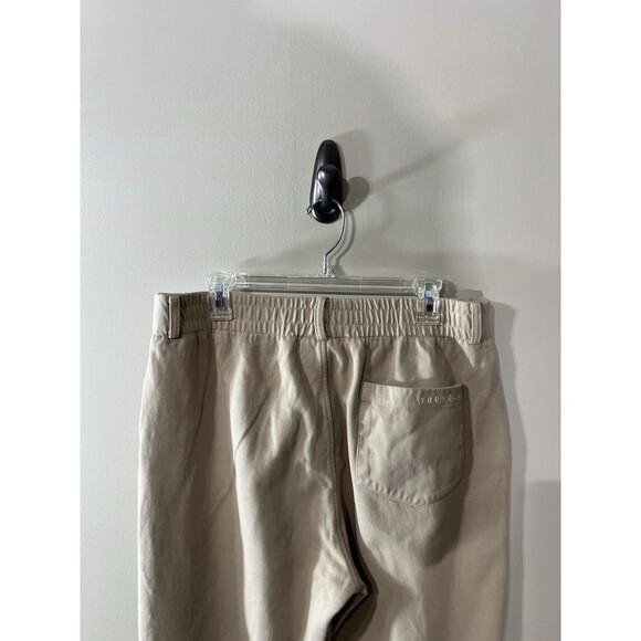YoungLA Pants Mens Brown Beige Drawstring Joggers Sweatpants 34L - Picture 11 of 12